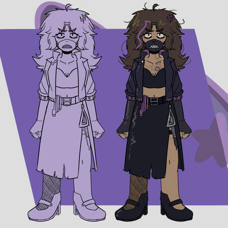 colored fullbody